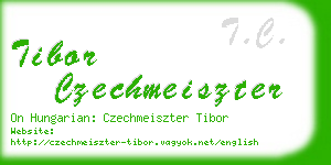 tibor czechmeiszter business card